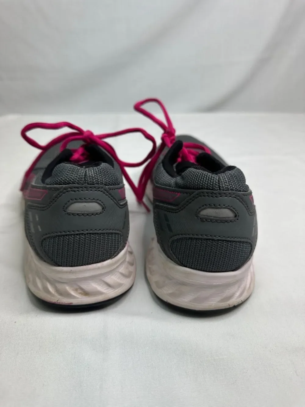 ASICS Gray and Pink Women's Running Shoes